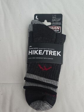 Darn Tough Men's Hiker Micro Crew Midweight Hiking Socks - L